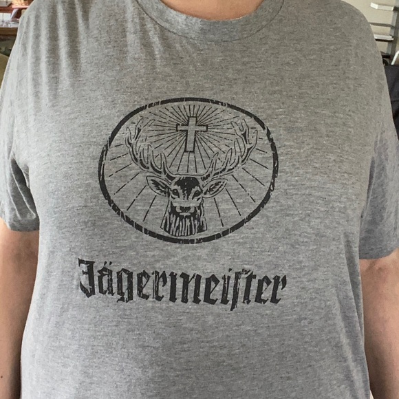 Other - SALE Grey jagermeister liquor tee